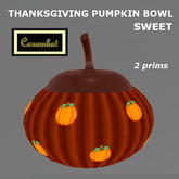 Thanksgiving Pumpkin bowl - sweet