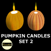pumpkin candles - set 2  