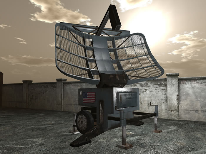 Military Antenna - MESH -  LOW PRIM
