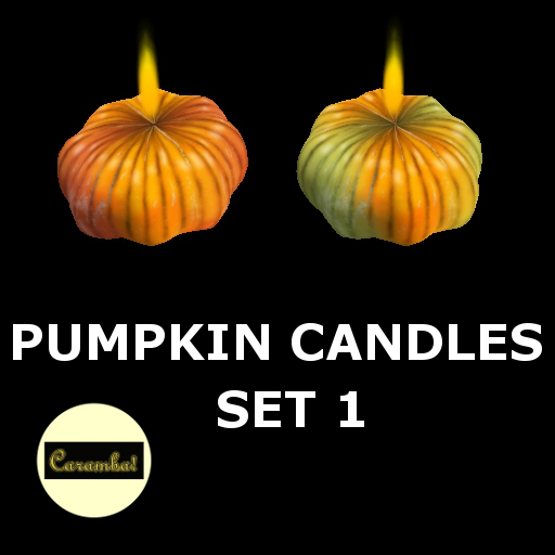 pumpkin candles - set 1 