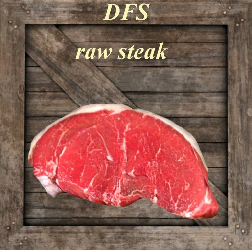 raw steak DFS storage vendor crate bc