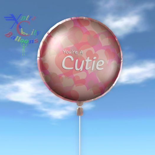 Balloon - You're A Cutie - Transfer - Xntra City Balloons