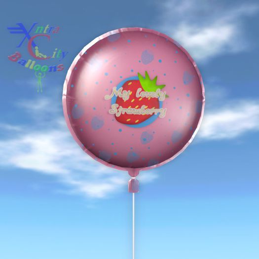 Balloon - My Lovely Strawberry - Xntra City Balloons