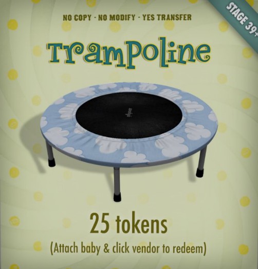 Zooby Token Toys - Smart Toy Trampoline Clouds