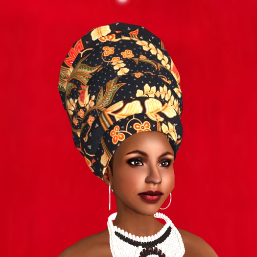 Queen Headwrap - Mumbai Nights - Innovia Designs