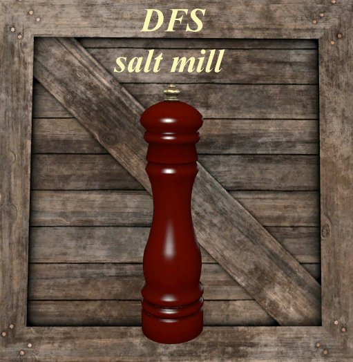 salt mill DFS storage vendor crate bc