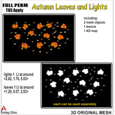 FC- FP Mesh Autumn Leaves and Lights