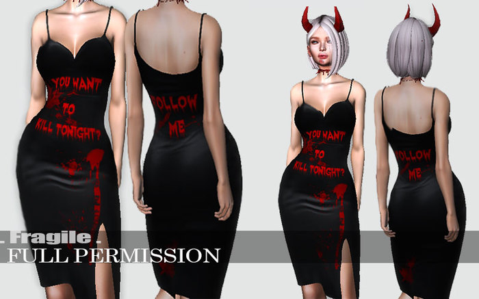 .Fragile. *GIFT* Hallowen Texture for MI963431 Dress (add me)