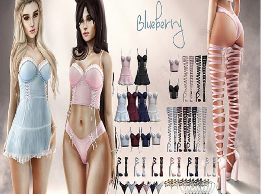 #31 Blueberry - Cocodoll Set - M - Shoes(Mini) - Sky - Common