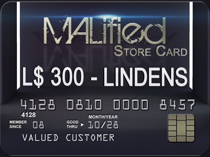 MALified - Store Card: L$300