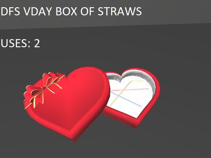 DFS Vday Box Of Straws
