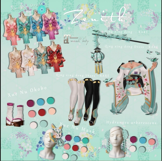 =Zenith=Xue Nu Mask (White)