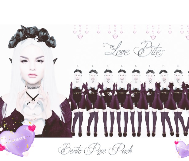 Go&See * Love Bites * Pose Pack