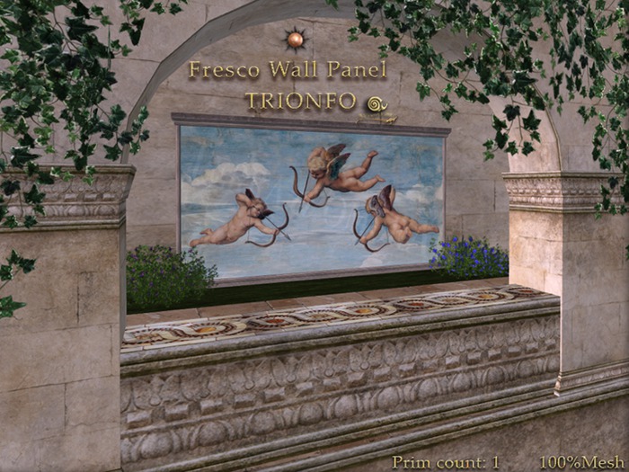 sH*Italian Fresco Wall Panel TRIONFO