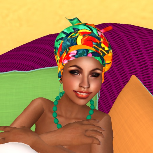 Tall Headwrap - Mango Medley - Innovia Designs