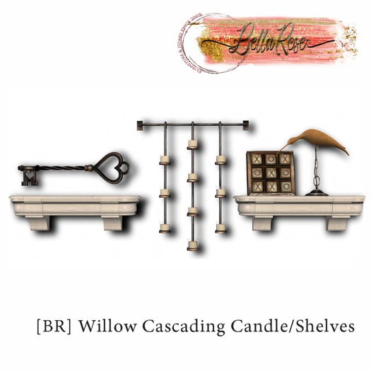 [BR] Willow Cascading Candle/Shelves/Decor