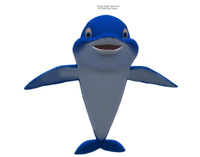 Dauphin Tip Jar dolphin