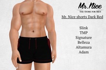 Mr. Nice Dark Red shorts