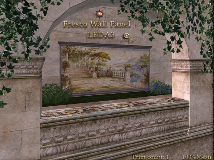 sH*Italian Fresco Wall Panel LEDA3