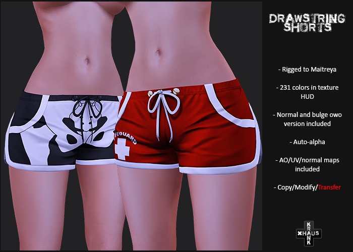 krankhaus - Maitreya - Drawstring Shorts