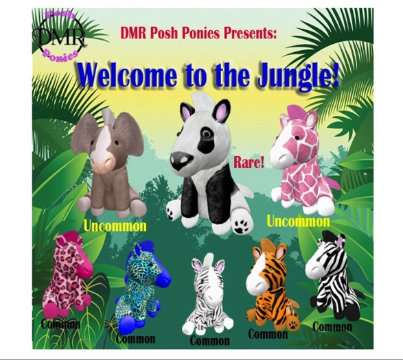 -DMR-Posh Ponies-Jungle-Bei Bei the Panda RARE