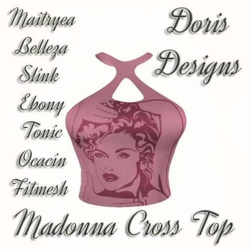 Doris Designs - Madonna Cross Top