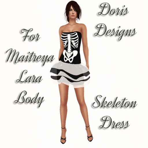 Doris Designs - Halloween Skeleton Dress