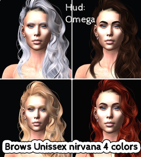 !O.S! Brows 4 colors Nirvana -App Omega