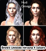 !O.S! Brows 4 colors Nirvana -App Omega