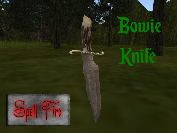 Bowie knife w/resizer  )>SF1v4<(