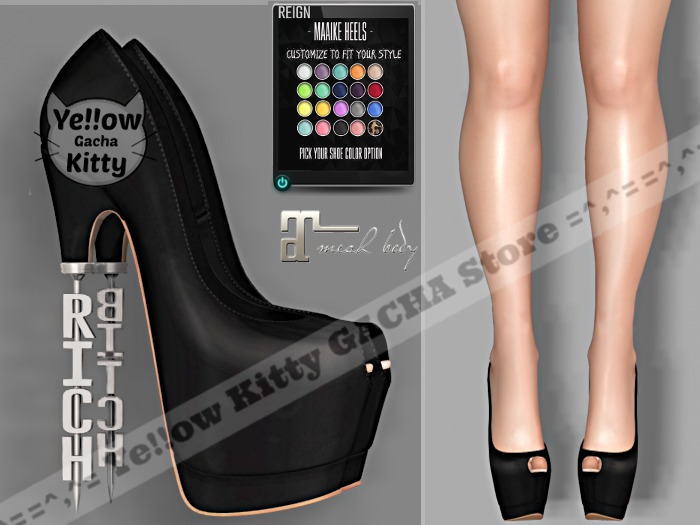 REIGN.- MAAIKE HEELS (RICH BIT*H) FATPACK #5