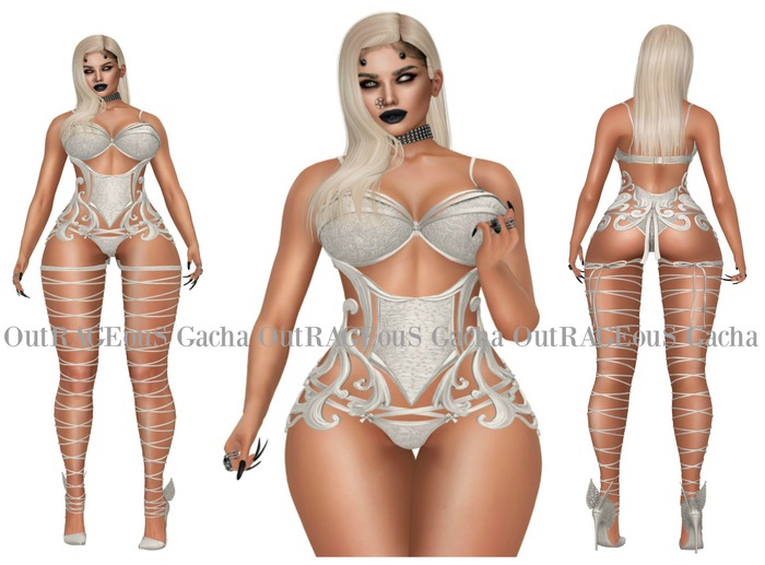 Angelberry - 4 Piece Set - Pure White