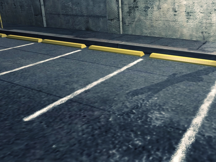 Parking curb Pack - Mesh - 1 prim each