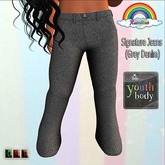((RBS)) Signature Jeans (Grey Denim) -Bebe Youth