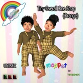 ((RBS)) Tiny Overall One Strap (Orange) (WEAR)