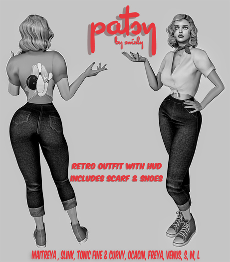 *By Swirly* Patsy Retro Outfit Demo