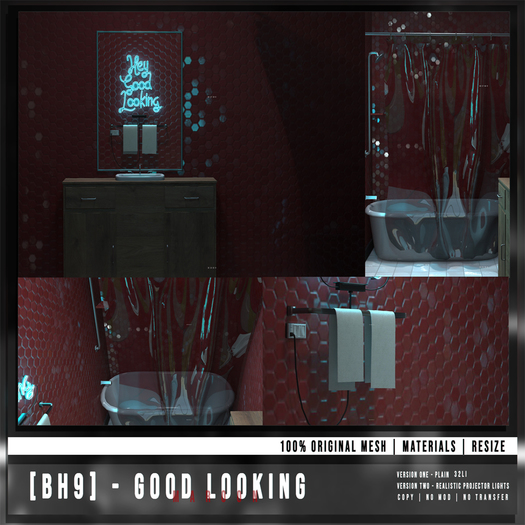 [BH9] - Good Looking (Maroon)