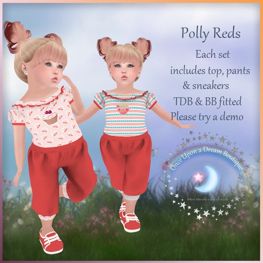 OUD Polly Red Set #2 TDB & BB Fitted DEMO