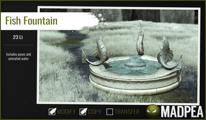 MadPea Fish Fountain