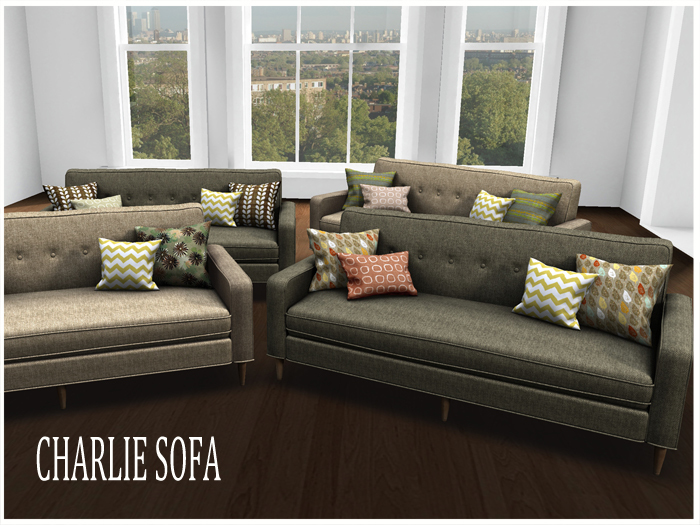 Mid Century Modern Charlie Sofa - Tex Change