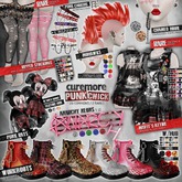 CUREMORE / Punk Chick / WORKBOOTS/  PURE