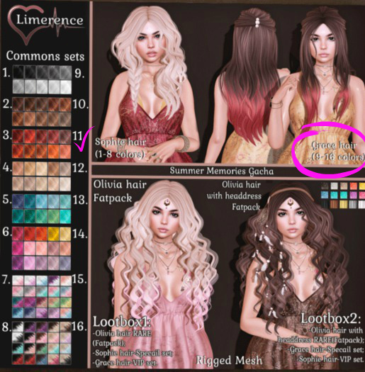 #11 {Limerence} Grace hair-Reds