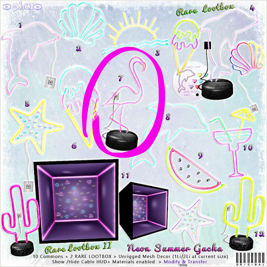 [ bubble ] 7- Flamingo Neon Lamp