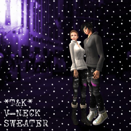 ::T&K::Sweater/Unisex/V