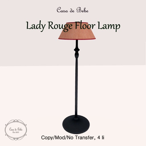 {CdB} Lady Rouge Floor Lamp