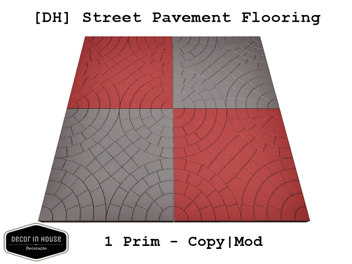 Street Pavement Flooring - Cobblestone Mesh