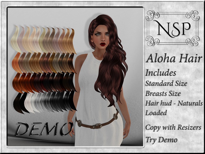 NSP  Aloha Hair - DEMO pkg hud