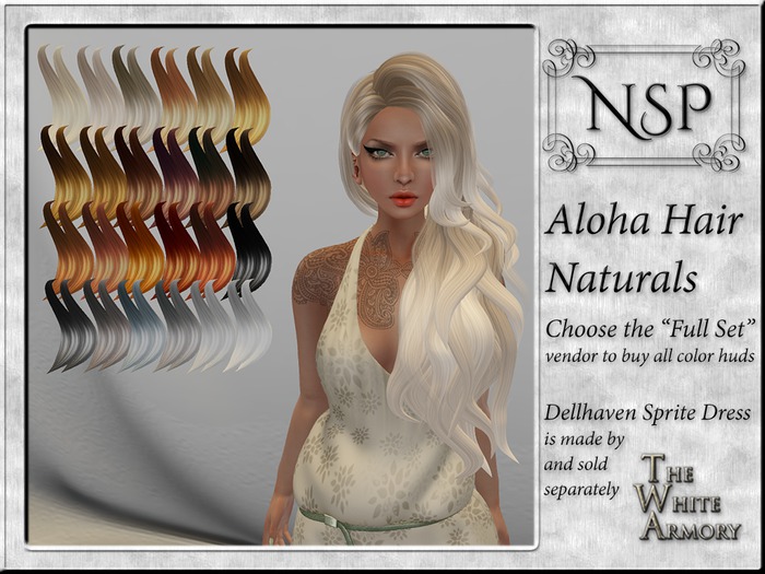 NSP Aloha Hair - Naturals pkg hud
