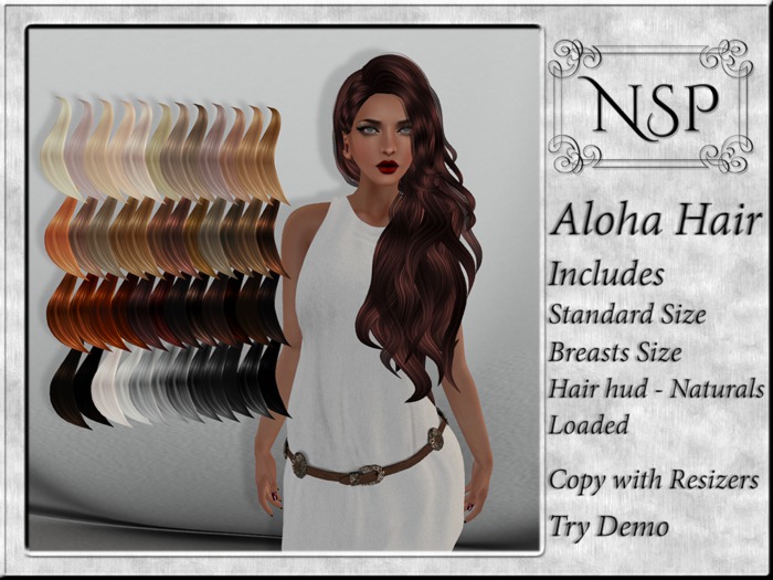 NSP Aloha Hair - Naturals Loaded pk Hud