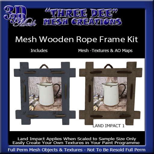 TD Mesh Wooden Rope Frame Kit